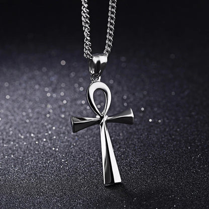 Amulet Pendant Egyptian Ankh Crucifix Necklaces Pendants  Symbol of Life Cross Necklaces Jewelry Wholesale