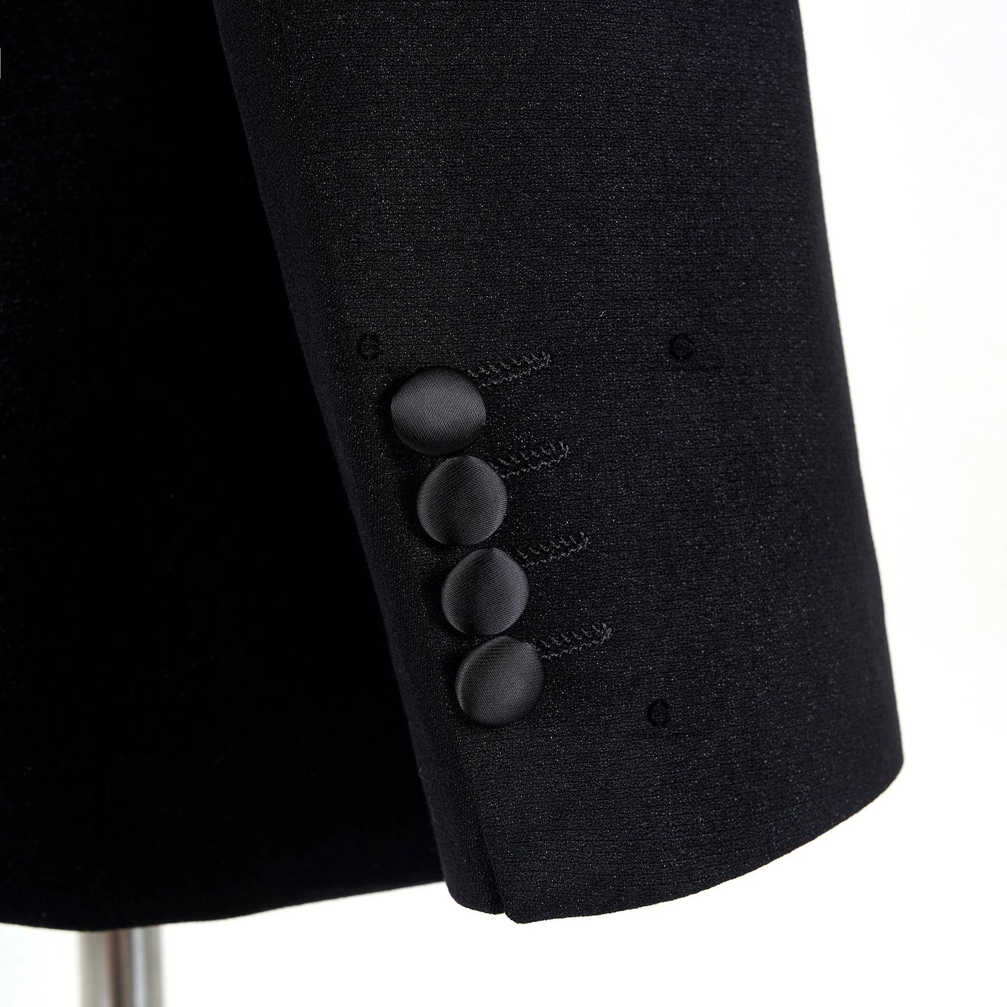 Elegant Men's Suits Double-Breasted Jewelry Ornament Handmade Tuxedo for Wedding Groom Party Jacket Pants