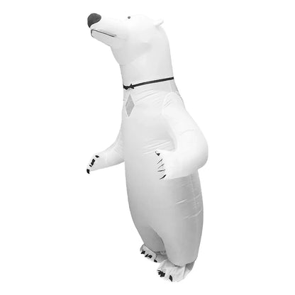 Polar bear Inflatable Costumes Adult Blow up Cosplay Party Festival Christmas Halloween Suit