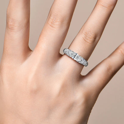 Mariquise Cut 1CT Moissanite Ring For Women Men 925 Sterling Silver 18K Gold Plated Engagement Jewelry with Certificate