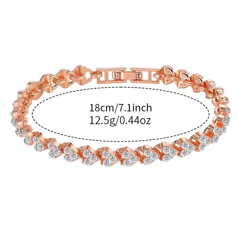 2PCS/Set Fashion Square Women Watches Casual Leather Strap Quartz Watch Rhinestone Bracelet Set