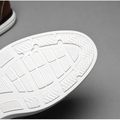 2025 Spring/Summer New Men Shoes Comfy Luxury Brand Men Casual Shoes Lace Up Business Style Dress Shoes BHKH Men Shoes