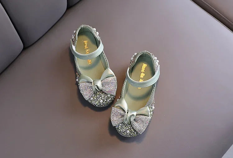 Sandals Toddler Girl Childrens Shoes Pearl Rhinestones Shining Kids Shoes Baby Girls Shoes Girls Thong Sandals