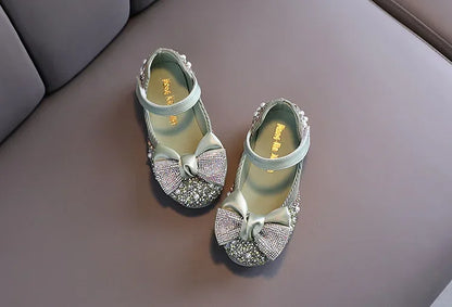 Sandals Toddler Girl Childrens Shoes Pearl Rhinestones Shining Kids Shoes Baby Girls Shoes Girls Thong Sandals