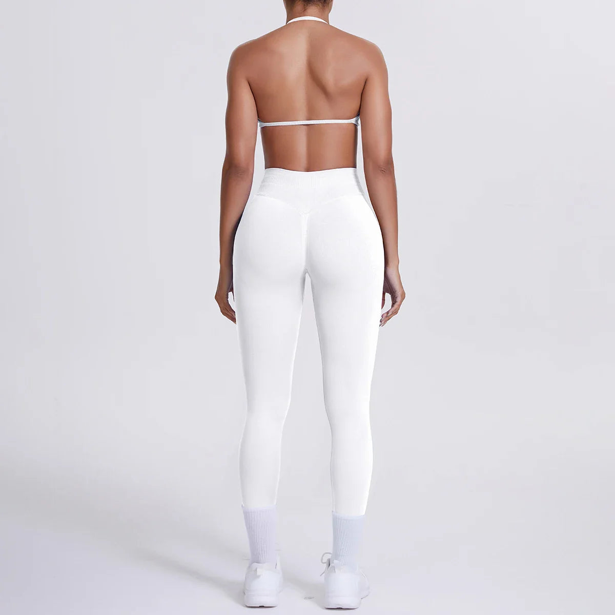 Women 2pcs Patchwork Sport Yoga Suit Training Sleeveless Sport Gym Tops Tummy Control Slimming Booty Leggings Yoga Suit Sports