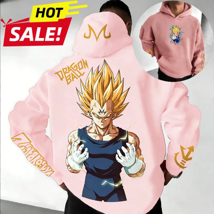 Oversized Hoodie High Quality 100% Cotton Print Unisex Retro Casual Sweatshirt