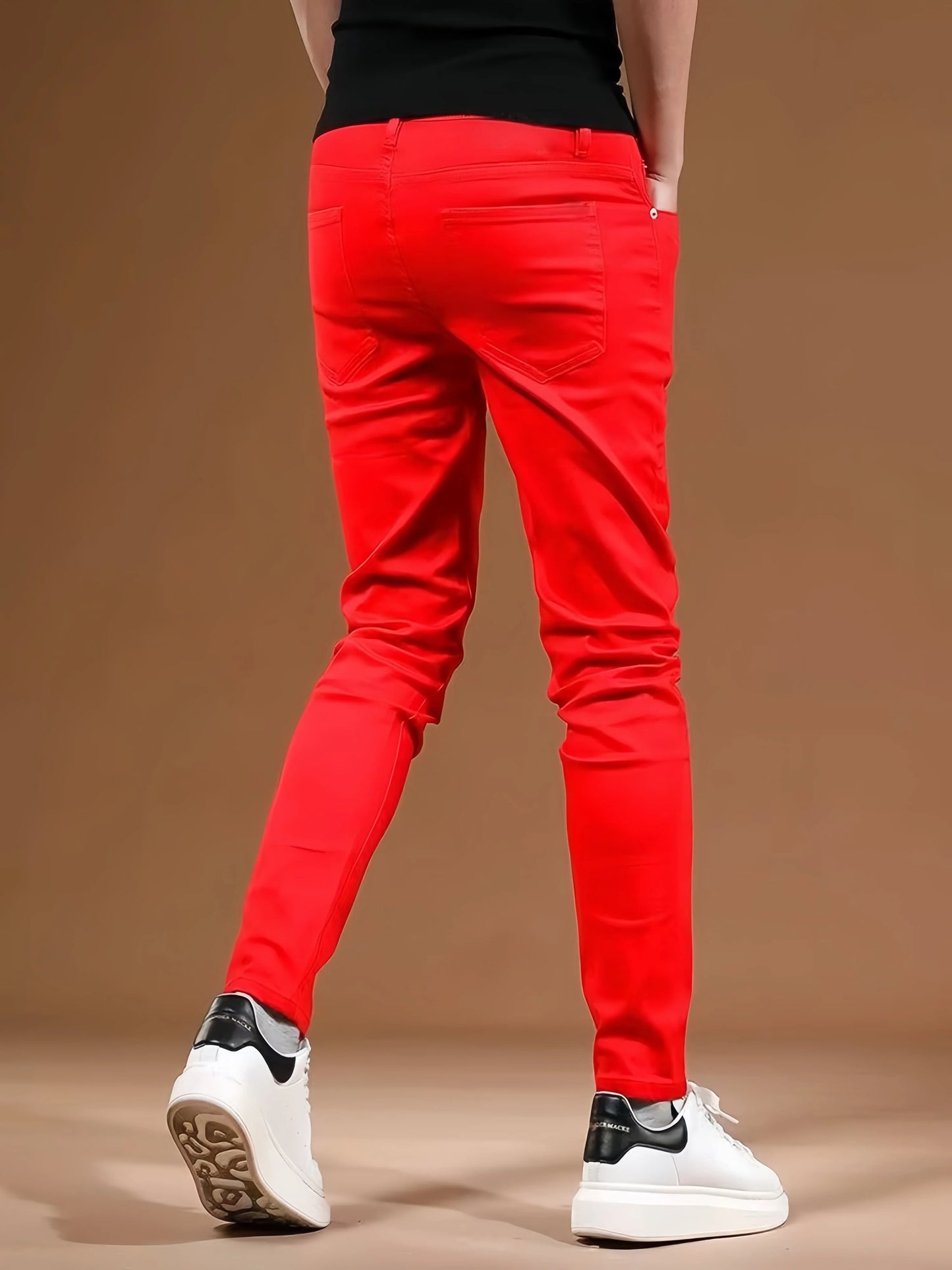 Men's Long Pants Bulletproof Business Office Style Simple And Versatile Suitable For Various Occasions