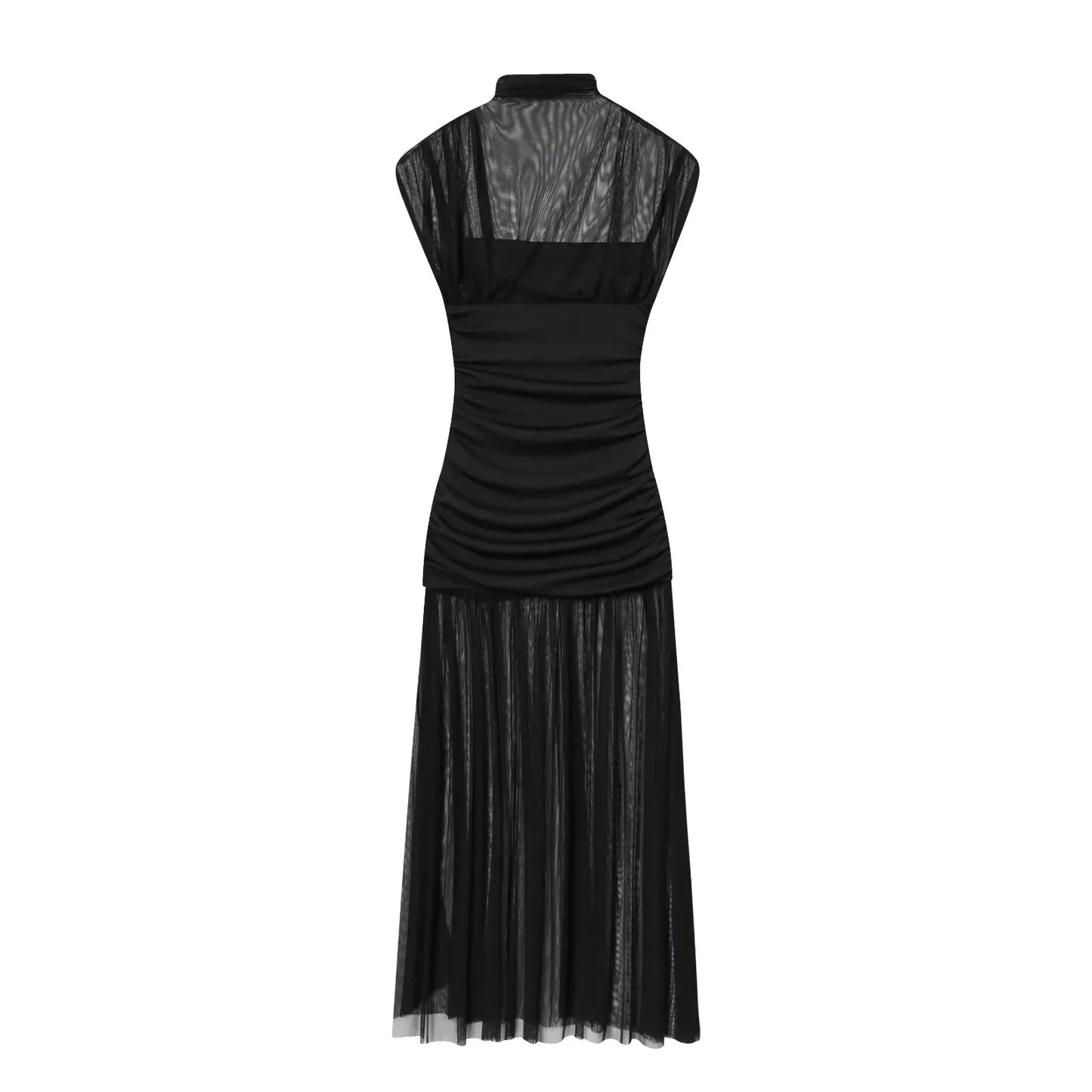 Spring Summer Elegant Women Dresses Wedding Guest Ladies Patch Work Tulle Dresses Valentine‘s Day Woman Dresses