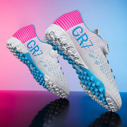 New Men Kids Football Boots Grass Boys Professional Non-Slip Ultralight Cleats Match Soccer Shoes Training Shoes Drop Shipping