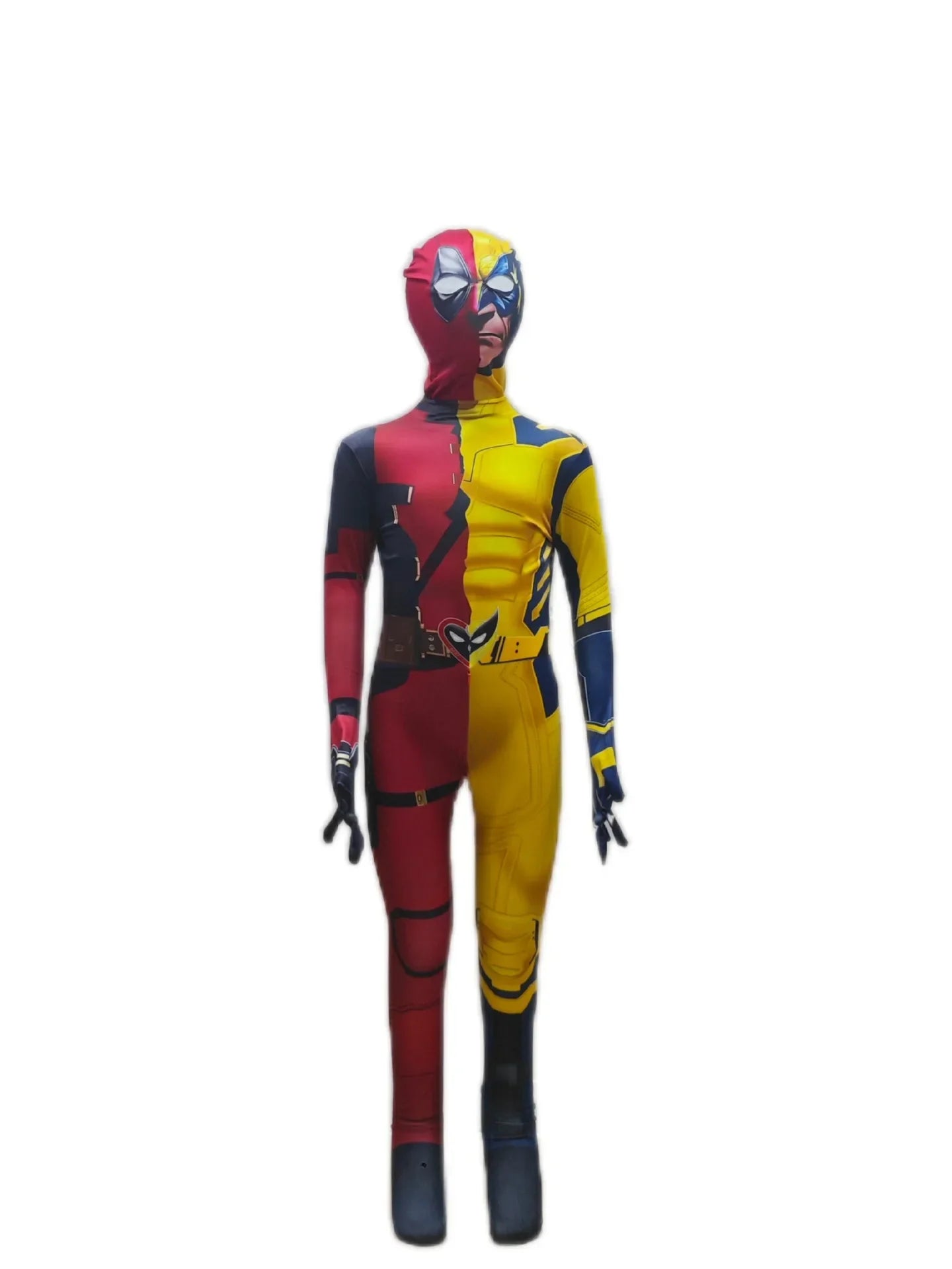 Deadpool Costume Kids Movie Superhero Deadpool Child Costume Adult Deadpool Cosplay Jumpsuit Sword Set Boys Halloween Gifts