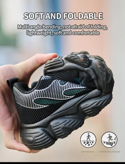 Rotating Button Tactical Boots Men Reflective Steel Toe Shoes Indestructible Work Sneakers Protective Safety Boots Size 47 48