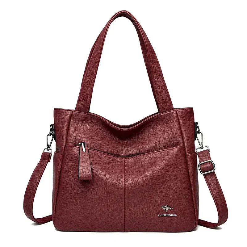 Genuine Brand Soft Leather Ladies Handbags Luxury Designer Shoulder Bags  New Classic High Quality Crossbody Bags for Women