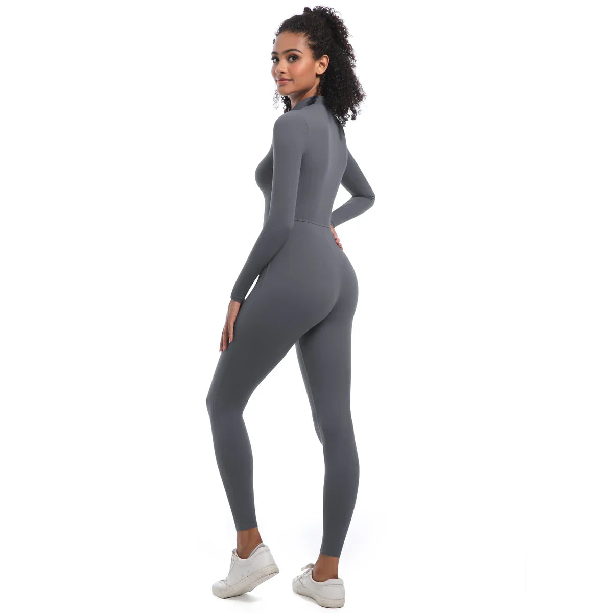 Women's Jumpsuit Women's Sports Shapewear Seamless Slim Fit Long Sleeve Sports Bodysuit  Fitness Sports Bodysuit Yoga Suit