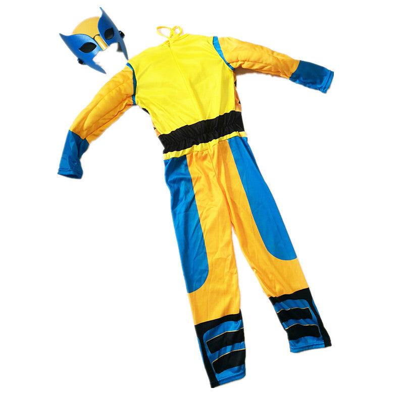 Wolverine Cosplay Costume Movie X-Men Luxury Mask Jumpsuit Halloween Christmas New Year Costume Superhero Fantasy