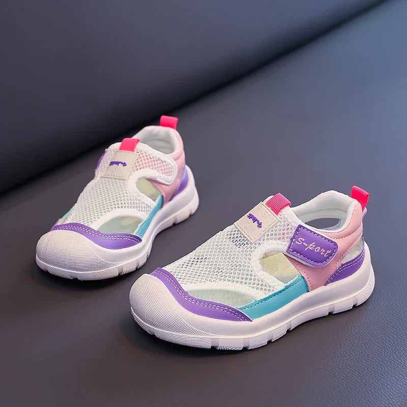 Unisex Children’s Sports Sandals 2026 New Summer Kids Barefoot Beach Shoes Non-slip Comfort Versatile Chic Outdoor Hiking Shoes