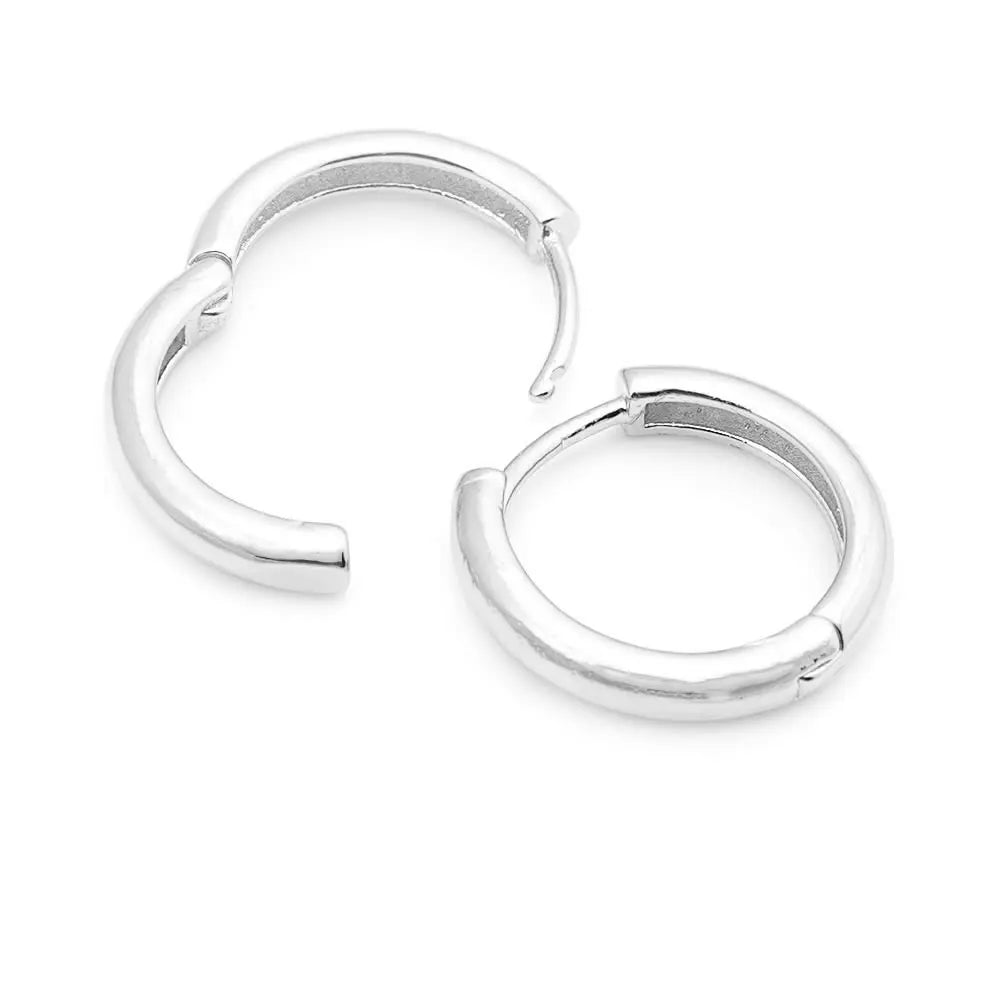 6PCS 14MM 16MM 18MM 23MM 25MM 30MM 18K Gold Color Brass Round Circle Loop Earrings Hoops Jewelry Making Supplies Accessories