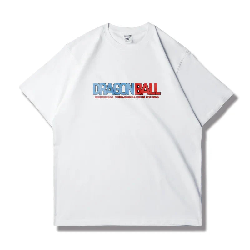Animation Printed Short Sleeve T-Shirt Men's and Women's Fashion Loose Trend Top Clothing