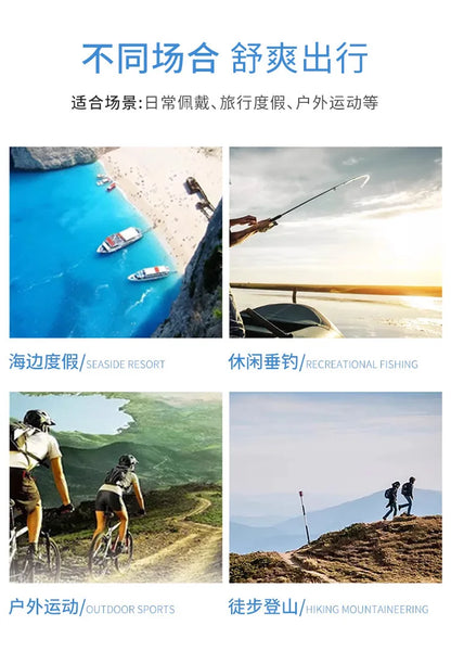 Outdoor Mesh Cap Solar Powered Charging Fan Cap Summer New Style Breathable Sunshade Sun Protection men's women's Adults Mz126