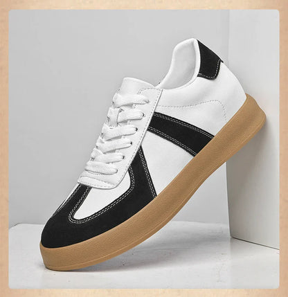 Invisible Height-Increasing Shoes 8cm German Training Shoes for Men, Summer Breathable Casual Sneakers, Genuine Leather Retro Versatile Forrest Gump Shoes 6cm