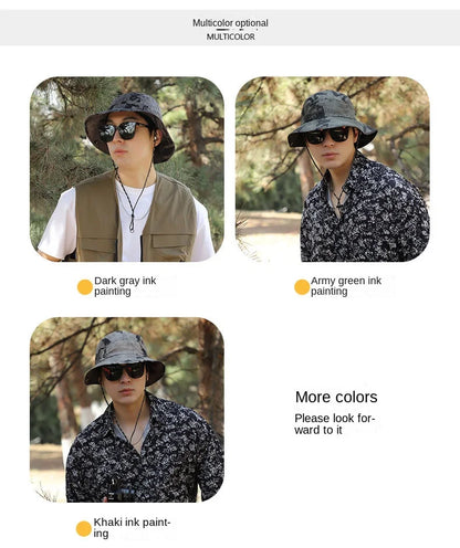 60-65cm Xxl Big Head Hat Men Summer Outdoor Jungle Fisherman Cap Lightweight