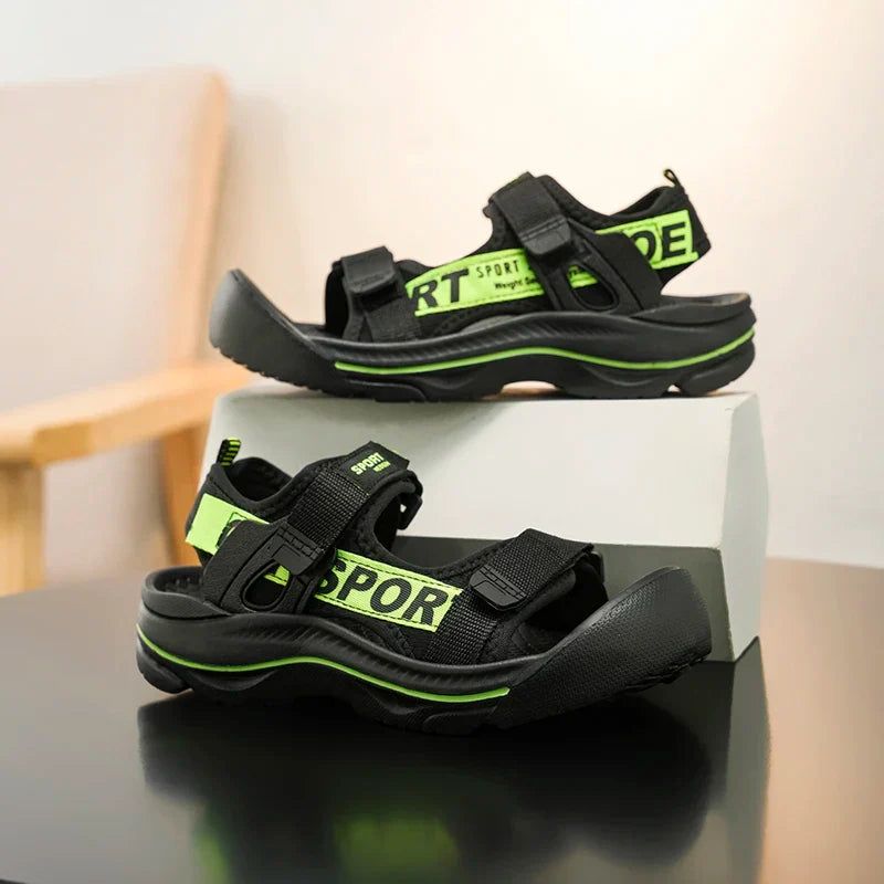 Fashion Kids Sandals Shoes Boy Water Sneaker Summer Outdoor Sports Non-slip Soft Beach Sandals for Boy Casual Shoes