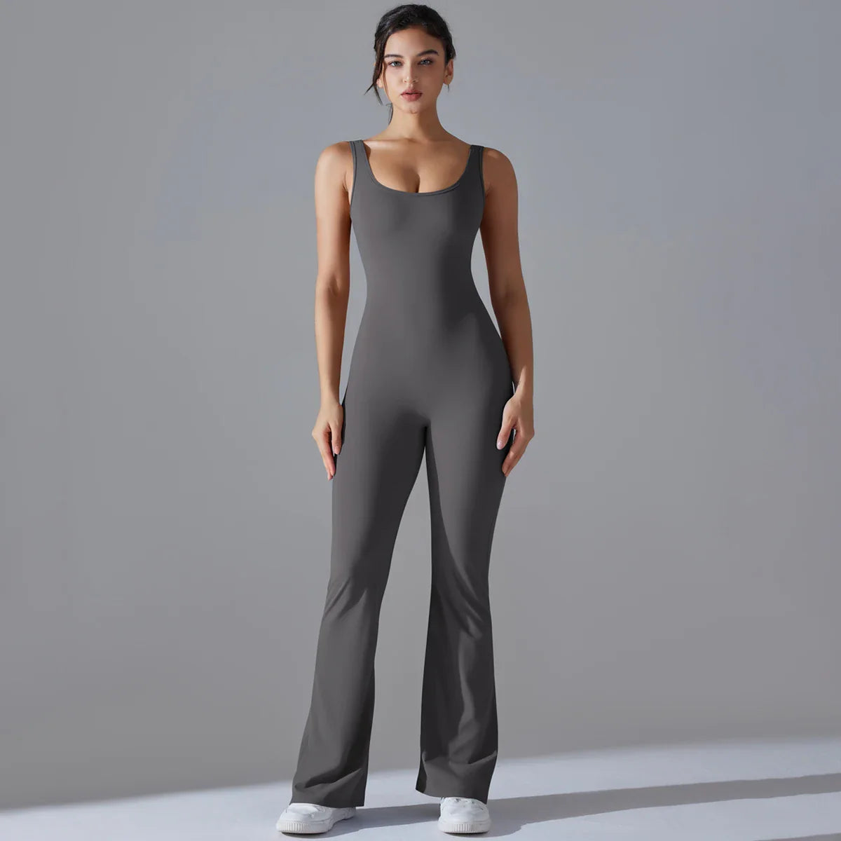 Sexy Back V Jumpsuit Gym Set Women Training Yoga Suit Sportswear Women Sports Jumpsuit Fitness Rompers Stretch Workout Bodysuits