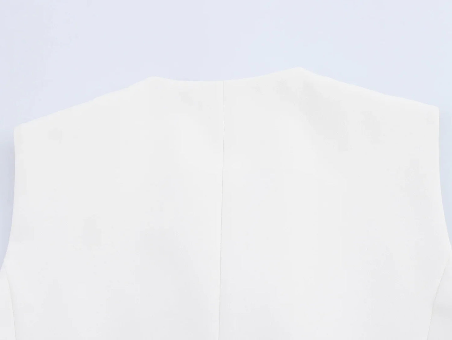 Casual Women Solid Tops Asymmetric V-Neck Single Breasted Pockects Sleeveless Vest Fashion 2025 Autumn Blazer Tops