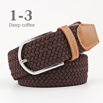 107/120cm Unisex Colorful Canvas - Belt Casual Luxury Trend Jeans Accessories Nylon Girdle Hunting Belt for Men and Women