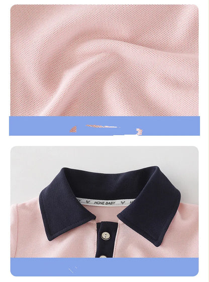 Girls Dresses Summer New Children Polo Shirts Dress For Baby Casual Clothes Kids Sports Costume Dress Outfits Girls