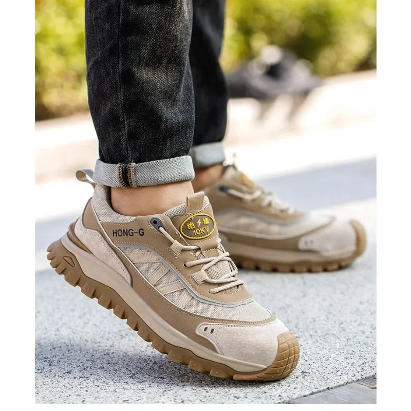 Steel Toe Insulated 10KV Anti Slip Shoes Lightweight  Comfortable Wear-resistant Toe  Anti Smashing and Anti Piercing