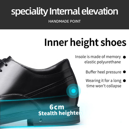 Genuine Leather Business Dress Shoes for Men – Formal Oxford Style | Sizes 40–47