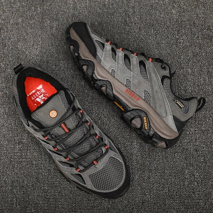 Hiking Shoes Men Designer Climbing Trekking Sneakers for Men Leather Outdoor Sports Work Man Shoes Run Shoes