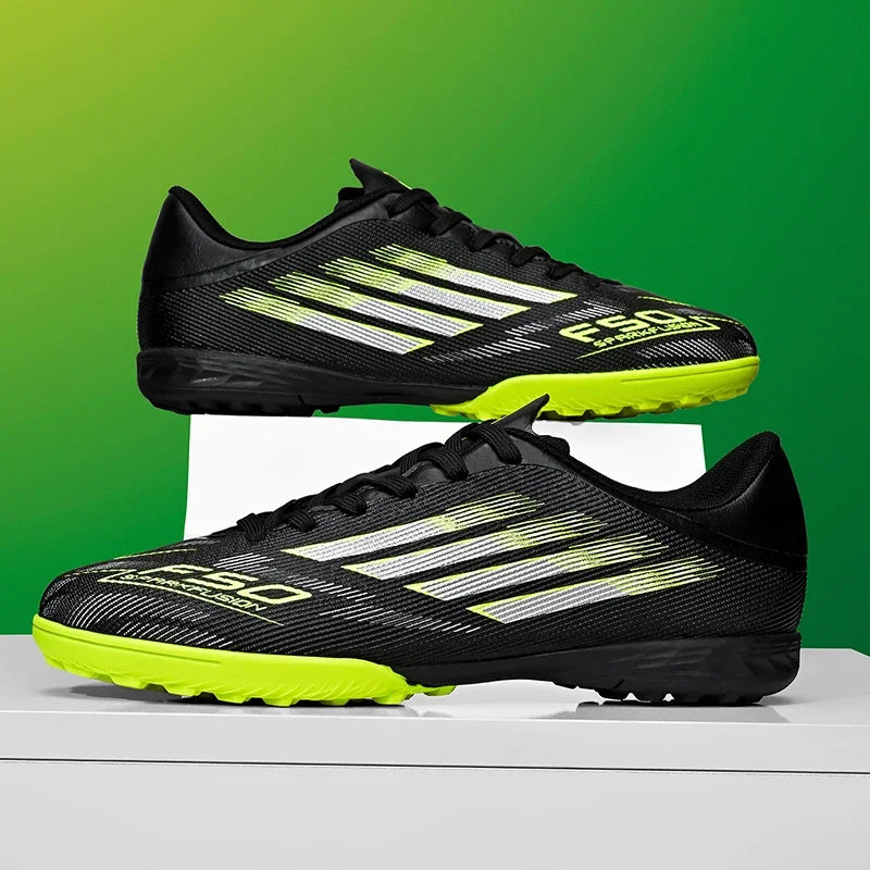 New Men Professional Football Boots Non-Slip TF/FG Boys Sneakers Match Soccer Shoes Ankle Comfortable Sports Shoes Unisex