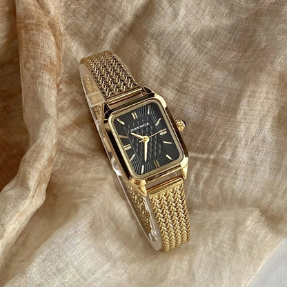 Simple Quartz Waterproof Wristwatch Ladies Wristwatch Elegant Gold Watch Stainless Steel Women's Watches Relogio Feminino