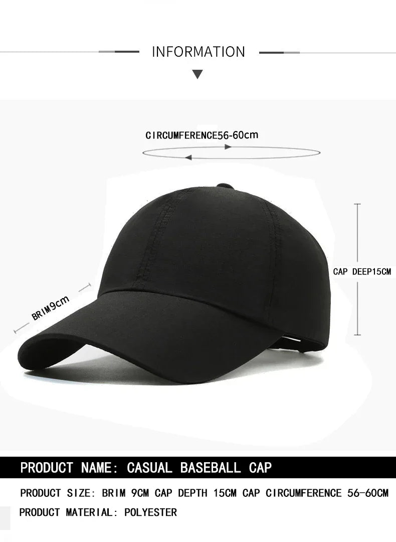 Summer New Ponytail Quick-Drying Sunscreen Hat Fisherman Hat Women Shade Cap Uv Protection Soft Top Hat