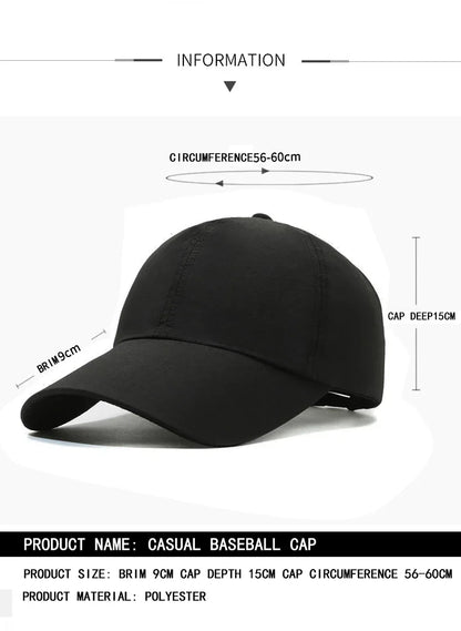 Summer New Ponytail Quick-Drying Sunscreen Hat Fisherman Hat Women Shade Cap Uv Protection Soft Top Hat