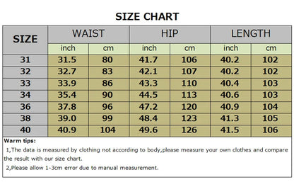 Spring Autumn Men's Casual Business Suit Pants Sports Stretch Suit Pants  Male Trousers Big Size Loose Straight Dress Pants