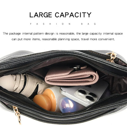 Genuine High Quality Soft Leather Women's Handbag Trend Designer Female Crossbody Bag Casual Shoulder Messenger Handbags 2024