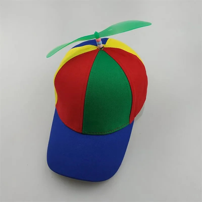 Hat Helicopter Propeller Adventure Dad Hat Rainbow Bamboo Dragonfly Baseball Cap For Adult Kids Boys Girls