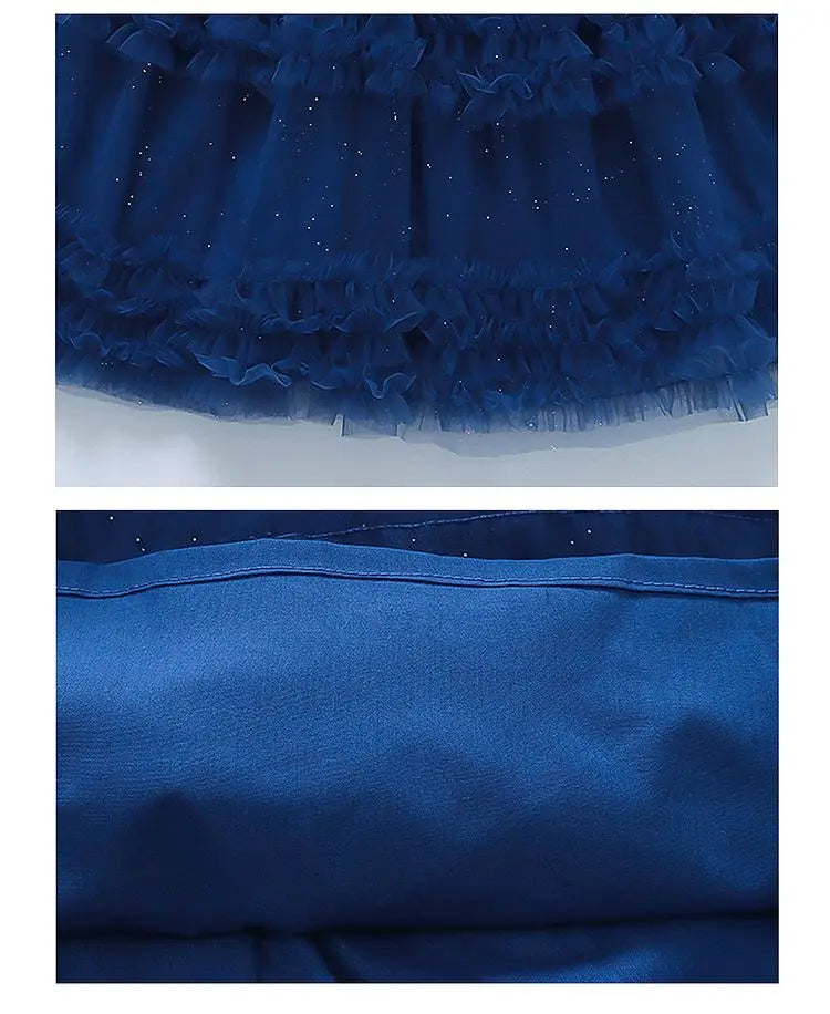 Girl's Dress Summer New Children's Sleeveless Yarn Dress Fluffy Dress Girl's Fashionable Baby Princess Dress