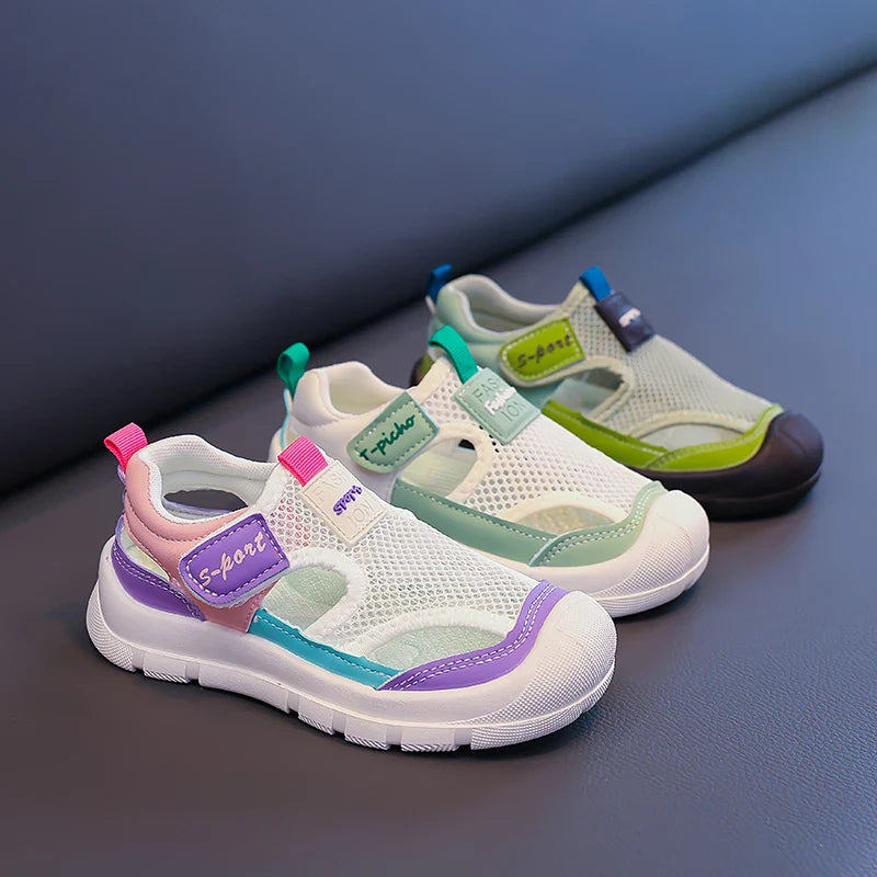Unisex Children’s Sports Sandals 2026 New Summer Kids Barefoot Beach Shoes Non-slip Comfort Versatile Chic Outdoor Hiking Shoes