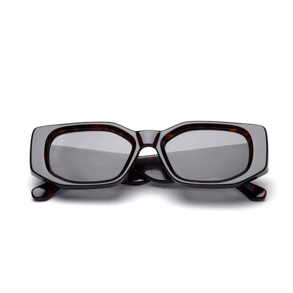 black classic retro designer branded concave irregular thick frame men women fashion sunglasses