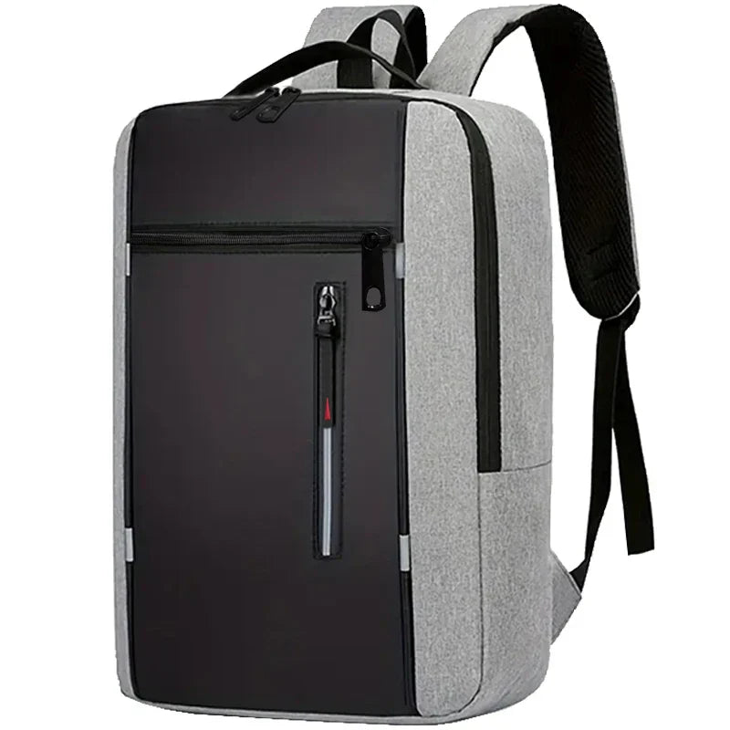 Neutral style schoolbag for men and women, suitable for business and industrial use, also suitable as a travel backpack.
