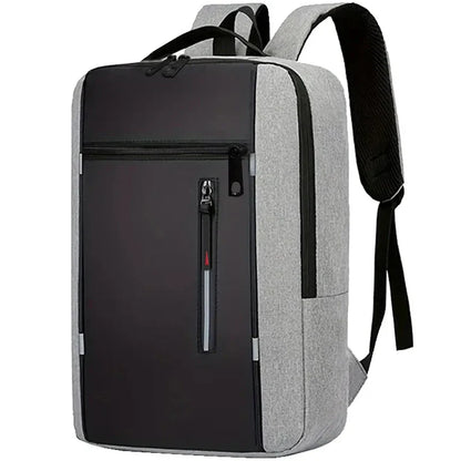 Neutral style schoolbag for men and women, suitable for business and industrial use, also suitable as a travel backpack.