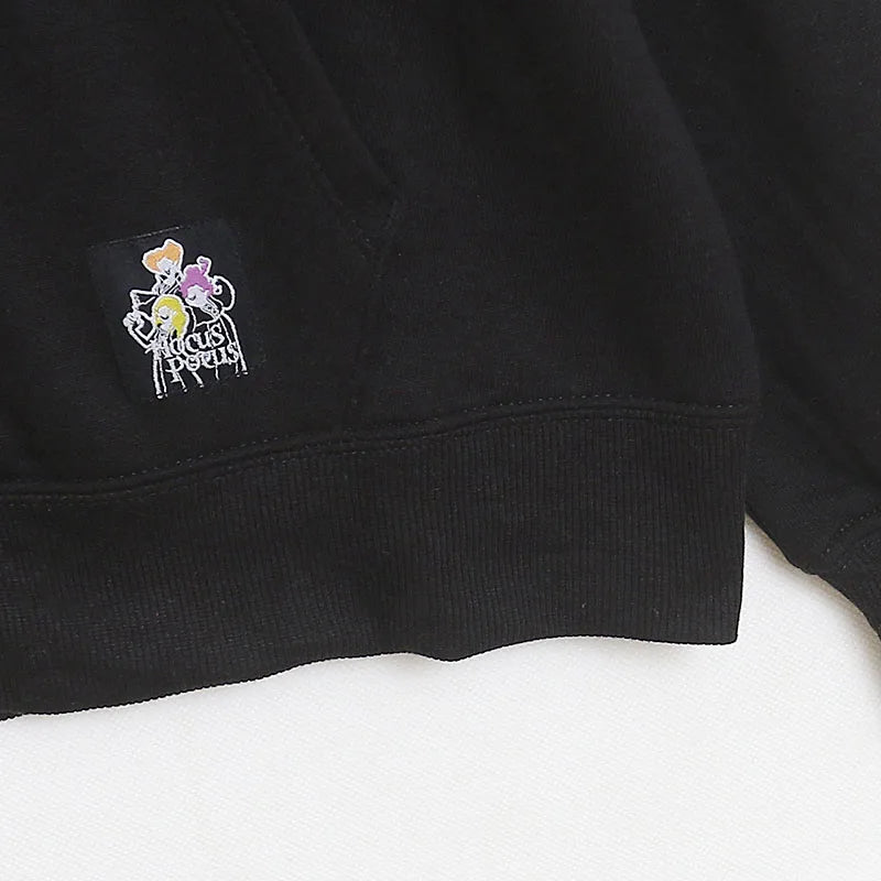 Fleece Hooded Sweatshirt Women Zip Up Hoodies Jacket Halloween Casual Cartoon Jumper Top Female Streetwear