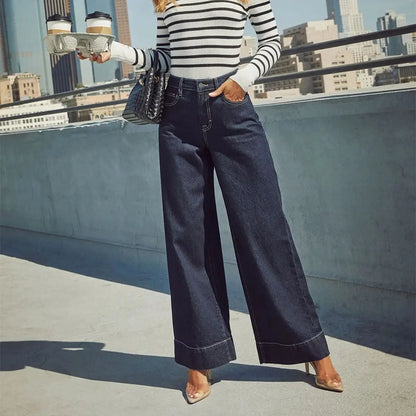 Women Autumn New Retro High Waist Pant