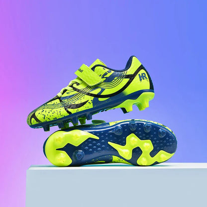 Soccer Shoes with Rubber Soles for Kids, Multicolor FG & TF Training Styles