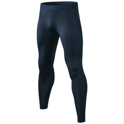 Men's Running Leggings Quick Dry Gym Fitness Sports Pants Workout Training Jogging Sports Trousers Compression Sport Pants