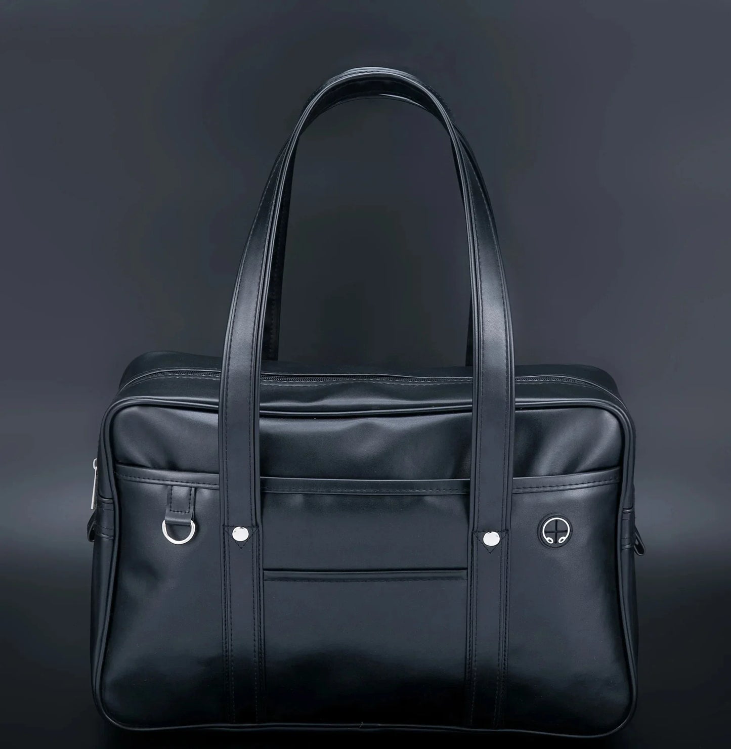 schoolbag PU leather japanese wide application japanese handbag large capacity waterproof