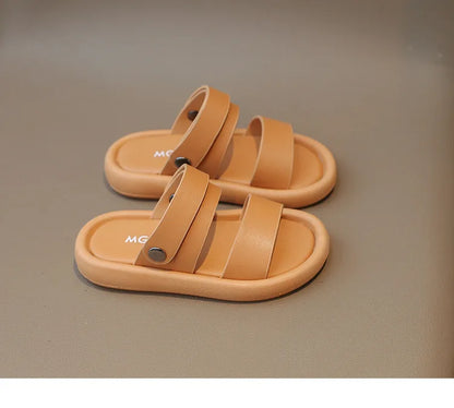 Children's Sandals 2026 Summer New Style Beach Shoes Soft Bottom Boys' Shoes Trendy Casual Wear Ideal for Outdoor Activities